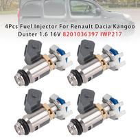 4 vnt. Kuro purkštukas Renault Dacia Kangoo Duster 1.6 16V 8201036397 IWP217