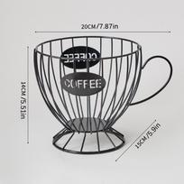 Namuose Kavinė Atidarymas iš Priekio Kavos Kapsulių Organizatorius coffee cup juoda