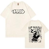 Reperio Mf Doom Grafiniai Marškinėliai Madvillainy Metalo Muzikos Albumo Marškinėlis Vyrams Moterims Punk Vintage Per dydžio Medvilninis T-shirt Streetwear XXXXL