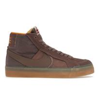 Nike Zoom Blazer Mid Premium Plus SB Ruda Guma Unisex Sportbačiai Slyvos-Užtemimo Kumkvato Guma-Geltona DV5468-200 36.5