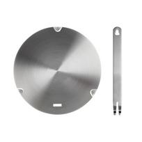 Heat Transfer Plate Kitchen Essential Stainless Steel Adapter Plate Heat Distributor for Induction and Electric Hobs 18cm