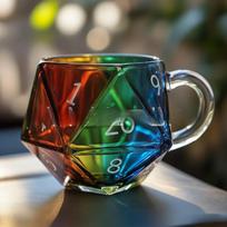 Dungeons & Dragons D20 kauliuko puodelis 1PC