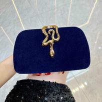 Hand-held Bag with A Stylish Cross-body Design, Women's Bag for Formal Events, High-end Handbag with A Sophisticated Touch mėlyna