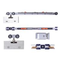 Modern Quiet Sliding Door Roller Stainless Steel Glass Door Hanging Wheel Moving Door Track Fittings Easy to Use