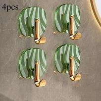 4 vnt./rinkinys Sieninis kabliukas Kabantis Lipnus vonios kabliukas Be gręžimo Nesibraižantis Rankšluosčių laikiklis Drabužių pakaba Namų aksesuarai 4pcs skaidri