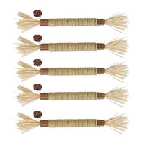 Cat Silvervine Sticks 5PCS Natural Edible Chew Toys for Kitten Teeth Cleaning Boredom Relief Indoor Outdoor Catnip Alternative