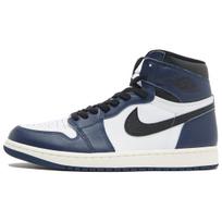 Air Jordan 1 Retro High OG Midnight Navy Vyriški sportbačiai Mėlyni Juodi Balti DZ5485-401 38.5