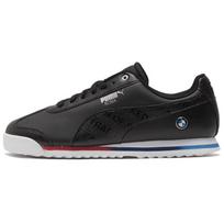 Puma Bmw Mms Roma Patvarūs žemi sportiniai bateliai Unisex Krosiniai batai Juodi Balti 306638-01 39