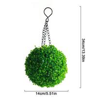 Dirbtiniai augalai Topiary Ball Dekoratyviniai saulės LED šviestuvai sodo vakarėliui lauko vestuvėms namų dekoravimui Dirbtiniai buksmedžio kamuoliukai
