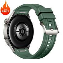 Silikoninis dirželis Huawei išmaniajam laikrodžiui GT6 Pro 46mm Oficialus Originalus Pakeičiamas Dirželis Huawei GT 6 Pro Vyrams Moterims Dirželio Aksesuarai Watch GT6 Pro 46mm raudona