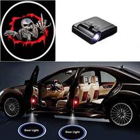 1vnt automobilio durelių žibintų LED projektorius Ghost Shadow tinka VW Touareg Golf 5,6,7