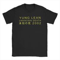 Yung Lean Unknown Death 2002 Geltoni Marškinėliai Vyriški Medvilniniai Vintažiniai Marškinėliai Apvalia Kaklo Išleidimo Albumo Turas Trumpomis Rankovėmis Drabužiai Dideli Dydžiai S juoda