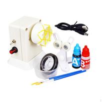 Fishing Rod Building Winding Machine Epoxy Rack Painting Easy to Use Portable Modification 30g_black white