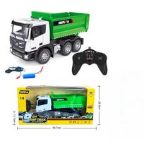 Naujas 1/18 RC sunkvežimis nuotoliniu būdu valdomas automobilinis savivartis traktorius 9CH inžinerinis transporto priemonių ekskavatorius modelis žaislai berniukams vaikams Dovanos balta