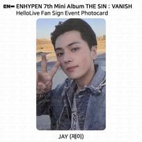 ENHYPEN 7-asis mini albumas „Nuodėmė“ : „Vanish HelloLive VC“ renginio nuotraukų kortelė Jay