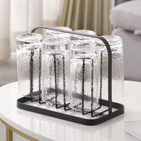 Mug Organizer Metal Cup Drying Rack For Countertop Drainer Stand Glass Bottle Holder Coffee Mug Holder For Office Coffee Mugs juoda