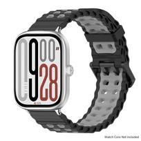 For Redmi Watch 5 Strap Silicone Wristband For Redmi Watch 4 Xiaomi Mi Band 8/9 Pro Two Tone Breathable Correa Sport Bracelet for redmi 4
