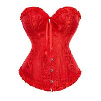 Moteriški apranga korsetas vestuvinė suknelė Seksuali juosta pilvo liemenė juosmens antspaudas Court Corset Bustier XL raudona