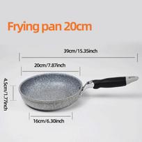 Patvari akmeninė keptuvė 28/26/24/20 cm Wok Nelipni keptuvė katilas katilas indukcinė viryklė Keptuvės Blynų kiaušinių dujinė viryklė Pagrindinis puslapis