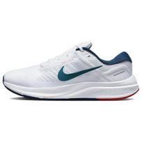 Nike Air Zoom Structure 24 Balti Ryškiai Eglės Spalvos Vyriški Sportbačiai Valerijono Mėlyna Šviesiai Raudona DA8535-102 44