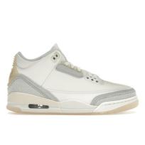 Air Jordan 3 Retro SE Craft Ivory Unisex Sportbačiai Balti Pilki-Rūko Spalvos Kreminiai FJ9479-100 47.5