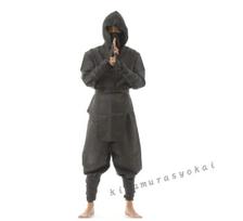 Kitamurasyokai Ninja Cosplay Costume for Period and Theater Dramas, Events, (XL) juoda