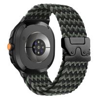 Nertas dirželis Samsung Galaxy Watch 8 40 44mm/8 classic Juosta Parašiuto Sagtis diržas Correa Apyrankė Galaxy watch8 dirželiams Galaxy watch 8 40mm gray
