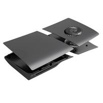 Atsarginis priekinis skydelis PS5 Pro Playstation 5 Pro diskinės/skaitmeninės konsolės priekinis skydelis konsolės dangtelis ABS kietas dėklas PS5 Pro