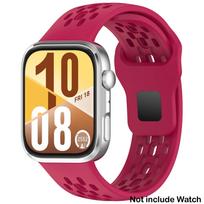 Kvėpuojantis silikoninis dirželis „Huawei Watch Fit 4 Pro Sport“ apyrankei, skirtas „Huawei Watch Fit 4/Fit 3 Band“ priedams For Huawei Fit 4 raudona