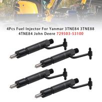 4 vnt. Kuro purkštukas Yanmar 3TNE84 3TNE88 4TNE84 John Deere 729503-53100