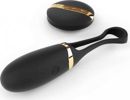 Vibracinis kiaušinėlis su balso valdymu - Secret Delight Gold & Black