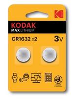 Kodak Lithium CR1632 / 3V Batteries (2 pack)