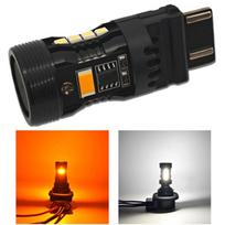 LED lemputė P27/7W 3157 12V be gedimo, dviejų spalvų, ES-USA