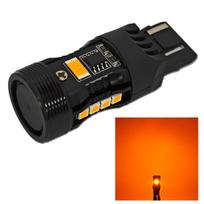 LED lemputė W21W 7440 12V be gedimo oranžinė