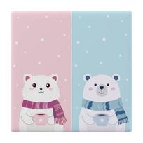 Išmanusis laikrodis Decorative cover | cap for T5 SONOFF Cartoon 2C touch switch