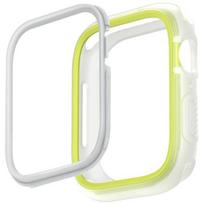 UNIQ etui Moduo Apple Watch Series  4|5|6|7|8|SE|SE2 44|45mm limonka-biały|lime-white