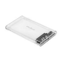 Išorinio kietojo disko dėklas Disko dėžutė, 2,5" SATA USB-C 3.1, skaidri