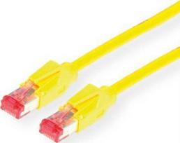 Draka Cat.6 S/ftp Lan tinklo kabelis, Hirose Tm21 Rj45, geltonas, 1m