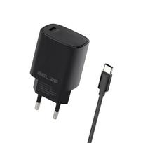 BELINE SIENINIS ĮKROVIKLIS 1X USB-C 20W + USB-C LAIDAS TELEFONAMS SU USB-C