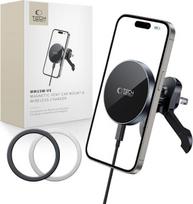 TECH-PROTECT INDUKCINIS AUTOMOBILIO ĮKROVIKLIS, SKIRTAS MAGSAFE IPHONE 12 13 14 15
