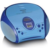 Magnetola Nešiojamasis CD radijas Lenco SCD-24BU vaikams, FM, LCD, 4 W