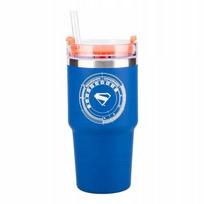 Kelioninis puodelis su šiaudeliu Superman 600 ml