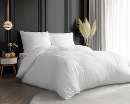 Damasko patalynė 160x200 Hotel Stripe 4mm Balta