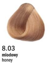 Allwaves Cream Color plaukų dažai, ilgalaikis dažymas, 100 ml 8.03 medaus spalva