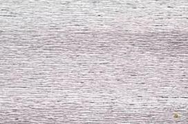 Itališkas krepinis popierius "artistic" 50x250cm, sidabro metalikas