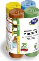 Stella 35l maišai atliekoms rūšiuoti, 40 vnt.
