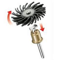 Dremel S471 'Diameter 25mm, grain 36 precision brush, for sanding and polishing)