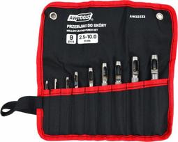 Perforatoriai odai - AWTOOLS - AW22233 - 9 vnt. - Įrankių rinkinys - Odai