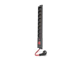 Acar R8 Power 16a prailgintuvas, 8 lizdai, 10m, juodas