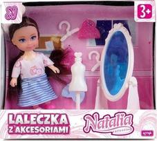 Lėlė Natalia su drabužiais, 11 cm